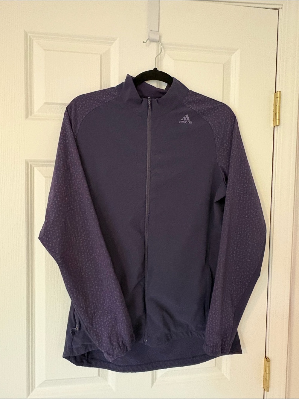 Adidas Purple Full-Zip Training Jacket